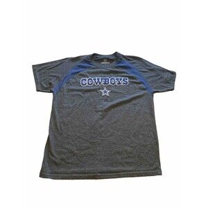 NFL Dallas Cowboys Authentic Shirt Men’s Size Large Gray Short Sleeve Football